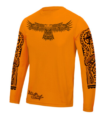Mountainbike, MTB, DH Tattoo Ärmel Langarm Performance Technisches Trikot