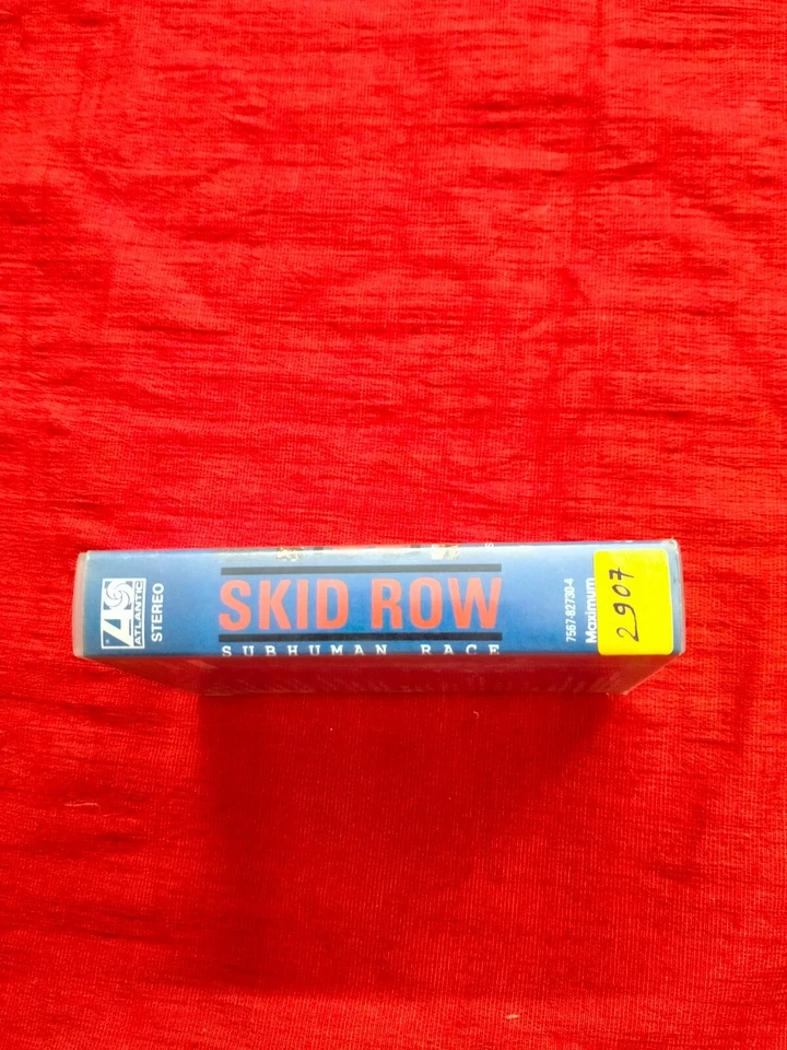 Skid Row Subhuman Race RARE orig Cassette tape INDIA indian Clamshell 1995 - Image 2 of 4