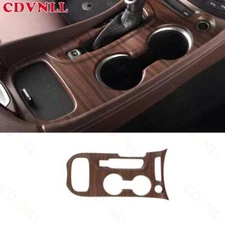 For Buick Envision 16-20 Peach Wood Grain Central Console Gear Shift Frame Panel