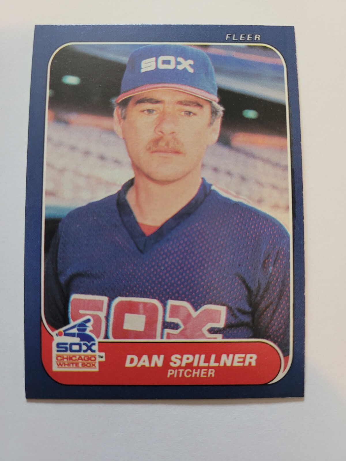1986 FLEER DAN SPILLNER #217 NM