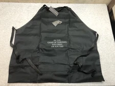 NEW Game of Thrones Black Apron Direwolf Grill or Die HBO Culturefly NWT 