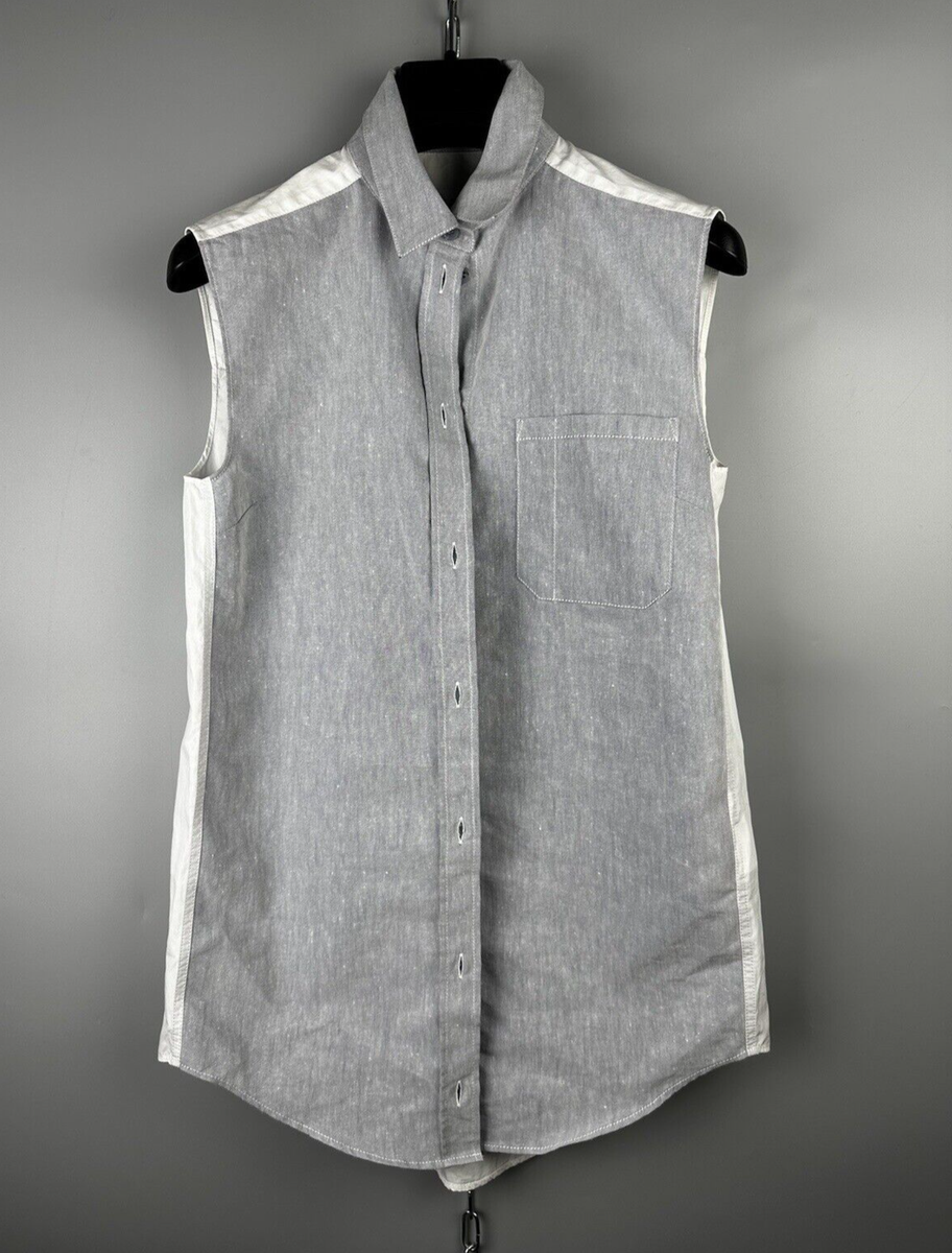 トップス HERMES by Margiela sleeveless shirt Hermès Hermes Martin Margiela Vintage Spring 2000 Sleeveless