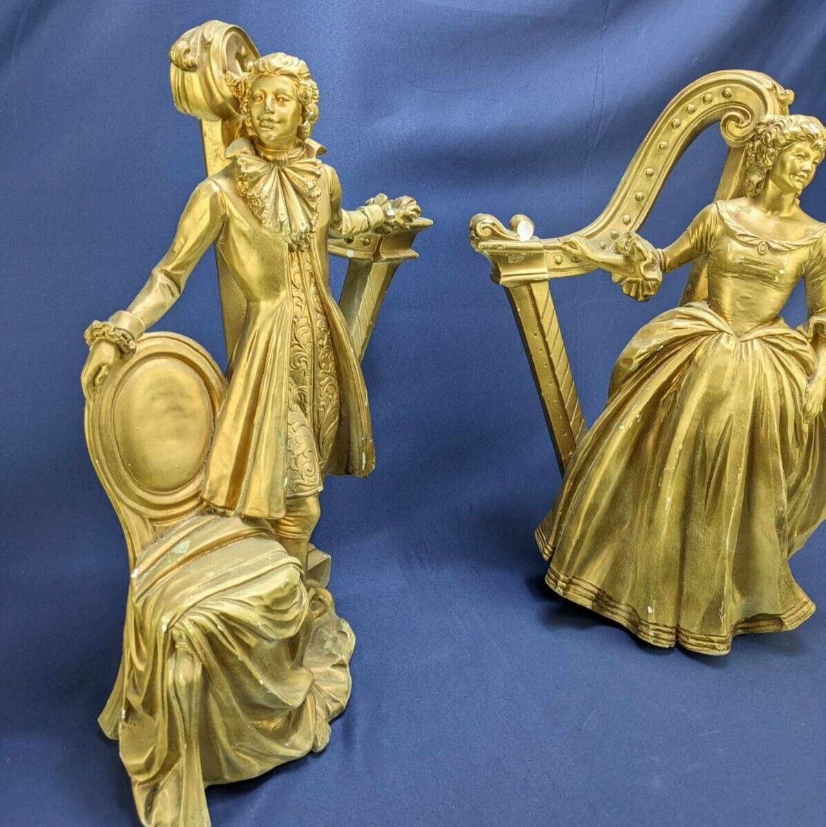 Universal Statuary Corp S 052 1958 Statues Chicago Ill Set of 2