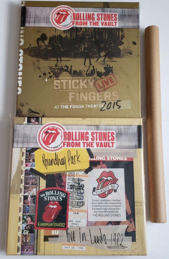ローリングストーンズDVDボックス The Rolling Stones FROM THE VAULT limited box 2Box Set LP CD
