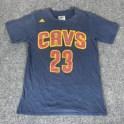 Adidas Cavs 23 Medium Blue Short Sleeve T-Shirt