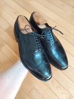 Vintage 1988 Allen Edmonds Boulevard 6305 Black Calf Wingtip Vintage 1988 Allen Edmonds Boulevard 6305 Black Calf Wingtip