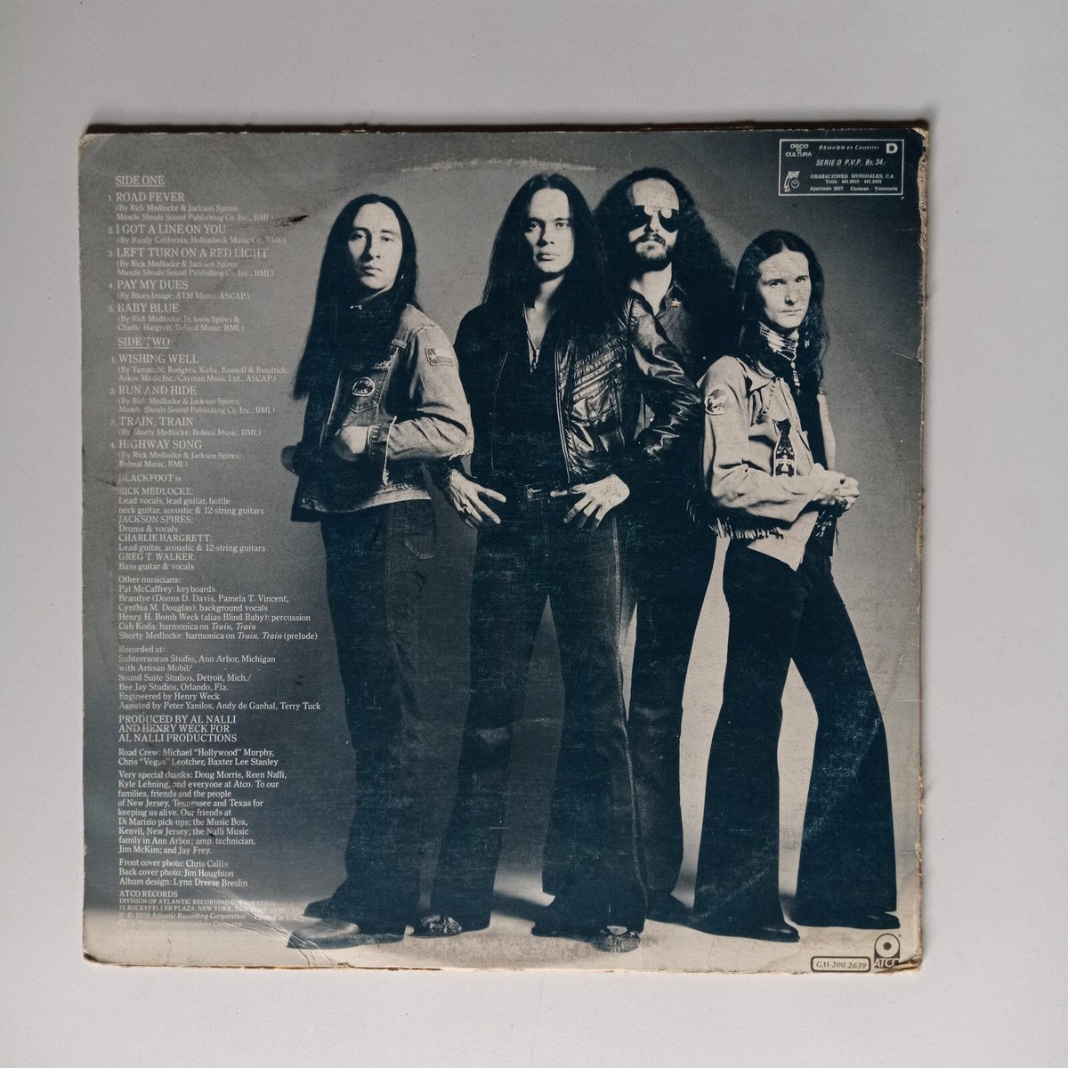 Blackfoot – Strikes [1979] Vinyl LP Southern Rock Venezuelan Rare