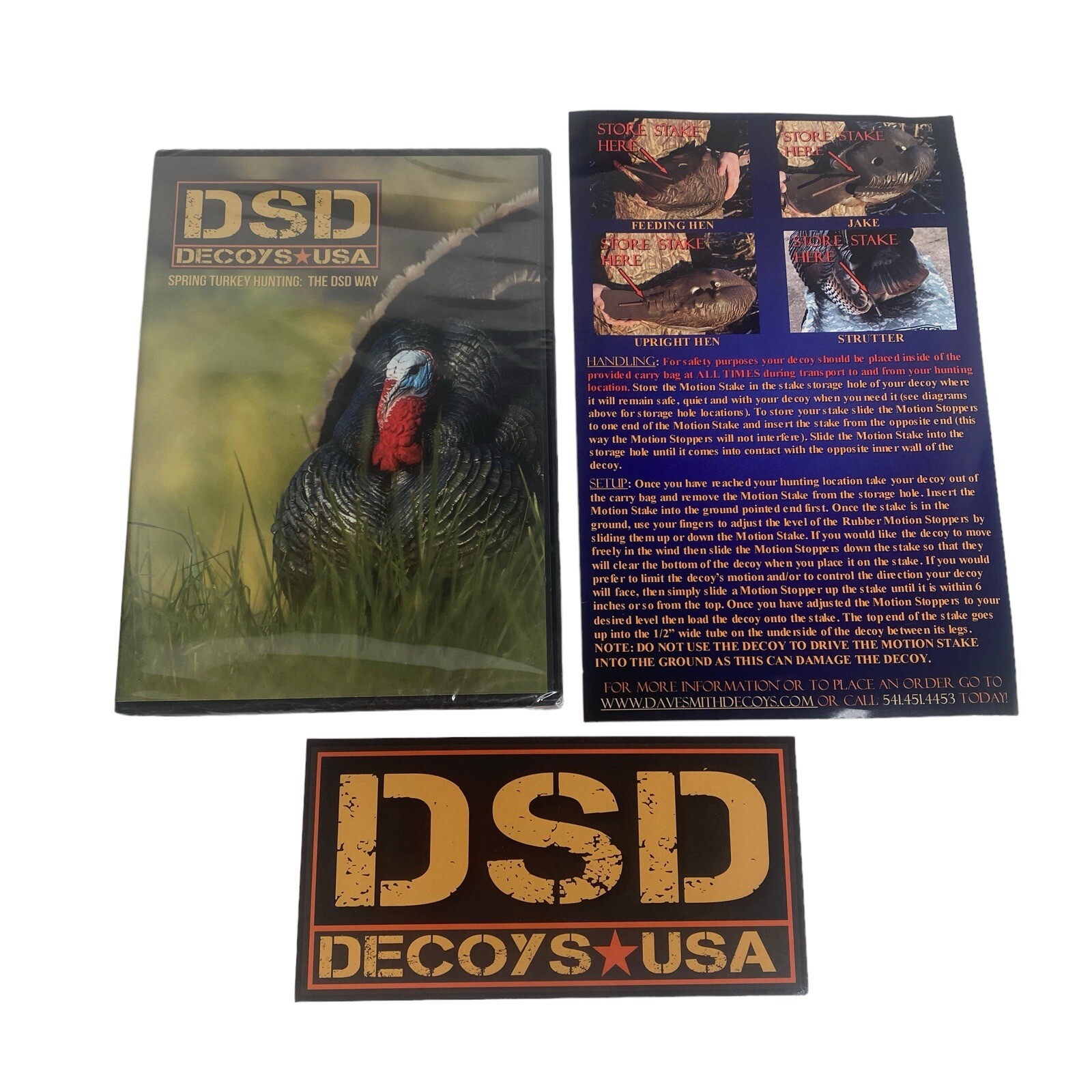SEALED Dave Smith Decoys DVD Spring Turkey Hunting The DSD Way and