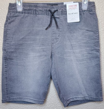 Signature By Levi Strauss Co. Boys Grey Pull-On Shorts Size L BRAND NEW