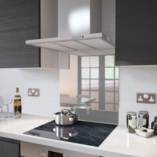 Premier Range Mirror Splashback Made From Toughened Safety Glass