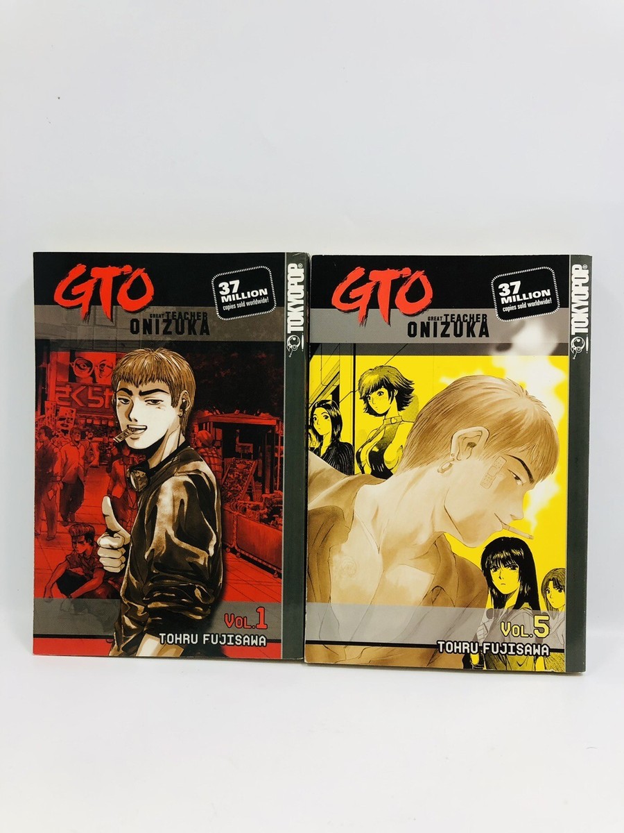 GTO Manga Lot English Volumes 1 And 5 Lot Of 2 Great Teacher