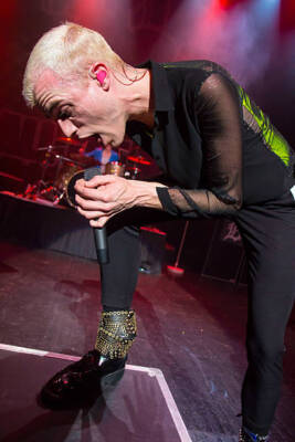 Tyler Glenn of Neon Trees in concert for 987 Kringle Jingle at The- Old Photo-11