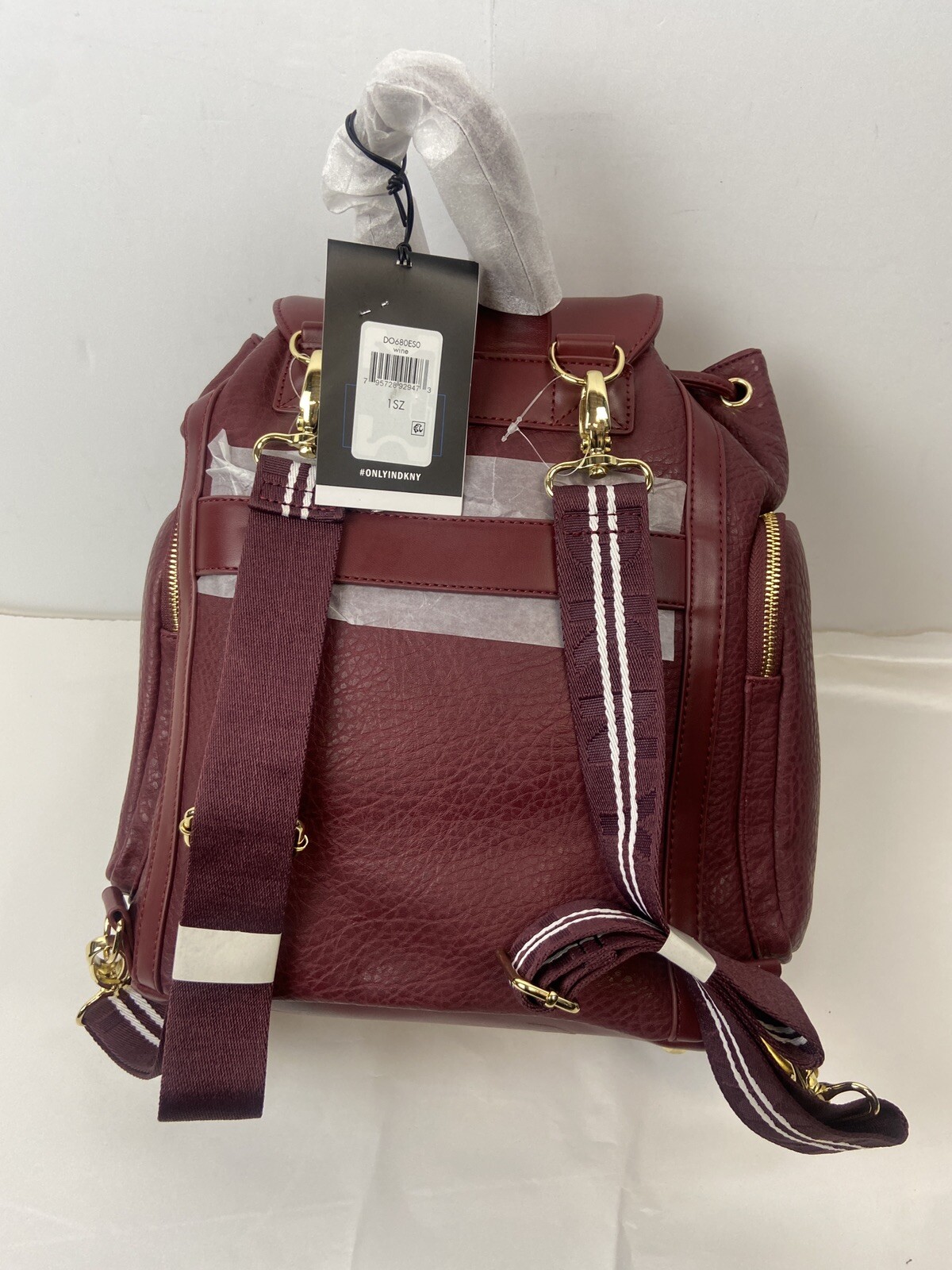 DKNY 275 Rapture Vegan Leather Laptop Backpack eBay