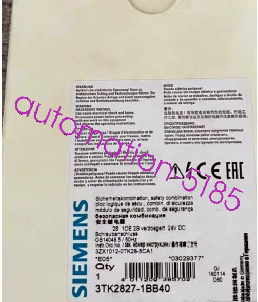 Safety Relay 3TK2827-1BB40 New fedex or DHL #A6-37