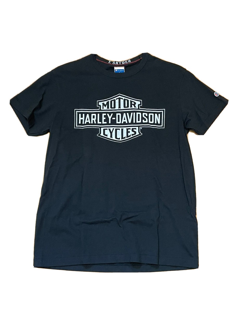 Champion x Todd Snyder x Harley Davidson Motorcycles T-Shirt Black