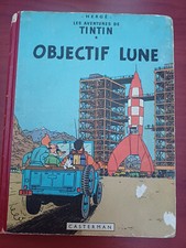 Objectif Lune - 4ème plat B11 - 1954 - Casterman - cote BDM 120€