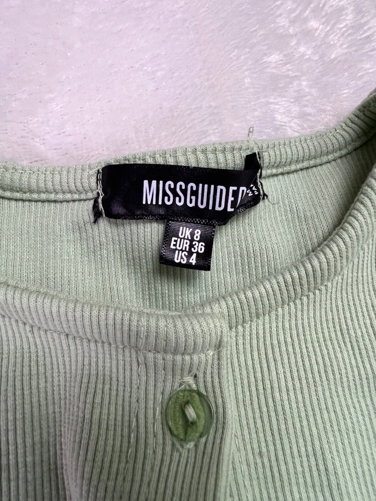 missguided Mint Green button down front long Maxi… - image 2