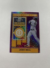 2020 Chronicles Contenders Optic Baseball Prizm Purple Mojo /75 Josh Bell NM-MT