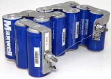 12x Maxwell BCAP3000 P270 Ultra Capacitors 3000 Farads 2.7V DC Welded Together 
