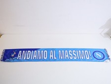 Sciarpa Calcio SSC Napoli Blu Andiamo Al Massimo Ufficiale Nemesi