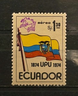 Ecuador MNH Scott C534 U.P.U. (Universal Postal Union) Centenary 1974 Airmail