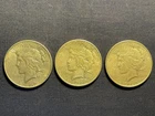 1922, 1926 S, 1922, Silver Peace Dollars - Lot of 3