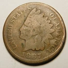 1887  Indian Head Cent Penny AG-G  "Coin Pictured - Not Cleaned"