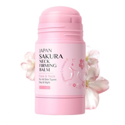 Sakura Blossoms Neck Firming Balm 40G Day Night Firming Moisturizing Anti Aging