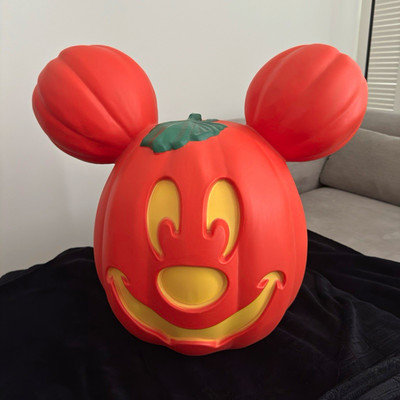 XL Disney Mickey Mouse Deko-Kürbis mit Leuchtfunktion