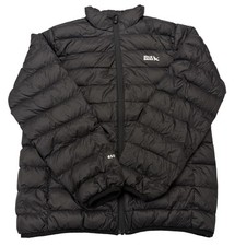 Eddie Bauer Jacket Youth XL 14/16 Black Down Puffer Quilted Full Zip 650 Winter