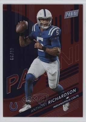 2024 Panini National Convention Red /99 Anthony Richardson #13 1ss3