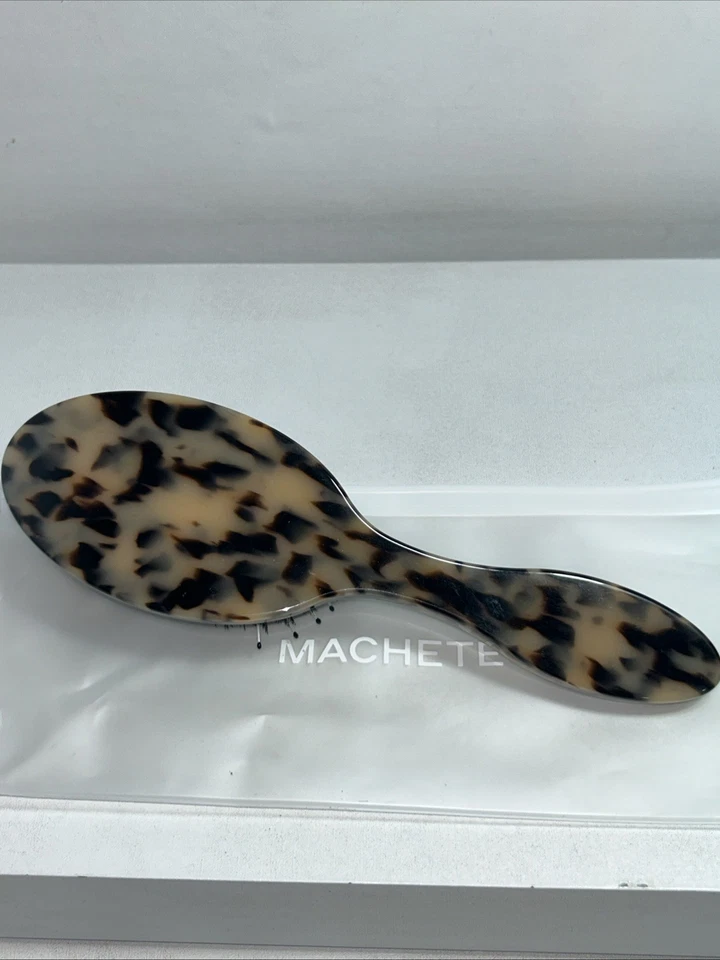 Nuevo Cepillo de Pelo Machete Grande Clásico Patrón Tortuga  Foto 4 de 4