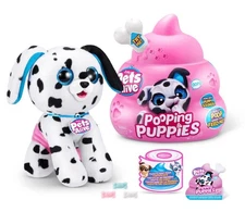 Pooping Puppies (Dalmatian) by ZURU Surprise Puppy Plush, Ultra Soft Plushies...