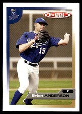 Brian Anderson 2005 Topps Total #201 Royals MLB READ FREE SHIPPING AutographDen