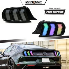 Rgb Led Tail Lights For Ford Mustang 2015-2023 2022 Rgb Animation Rear Lamps