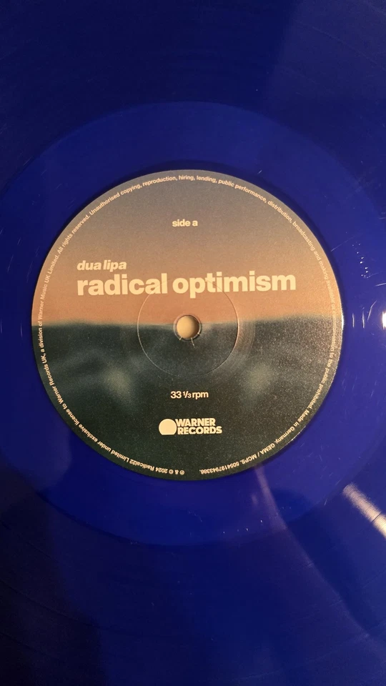 Dua Lipa - Radical Optimism (Cobalt Blue Vinyl, Special Edition) - Bild 2 von 2