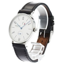 Men's Stainless Steel NOMOS Tangente Power Reserve Manual Winding Watch