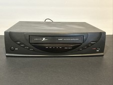 Zenith VRB420 4-Head Stereo VHS Video Cassette Player VCR Black. No Remote-WORKS