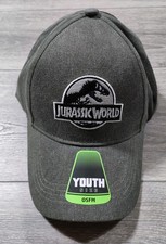 Jurassic World Hat Youth Boys Dinosaur One Size Fits Most Snapback Baseball Cap
