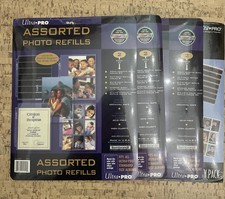 4 - Ultra Pro 10 Sheets Assorted Photo Assorted Sleeve Refills 35mm 5x7 8x10