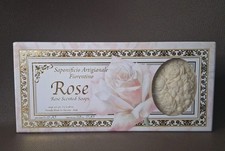 Saponificio Artigianale Fiorentino Rose Bar Soap 13.2oz Handmade In Italy Sealed