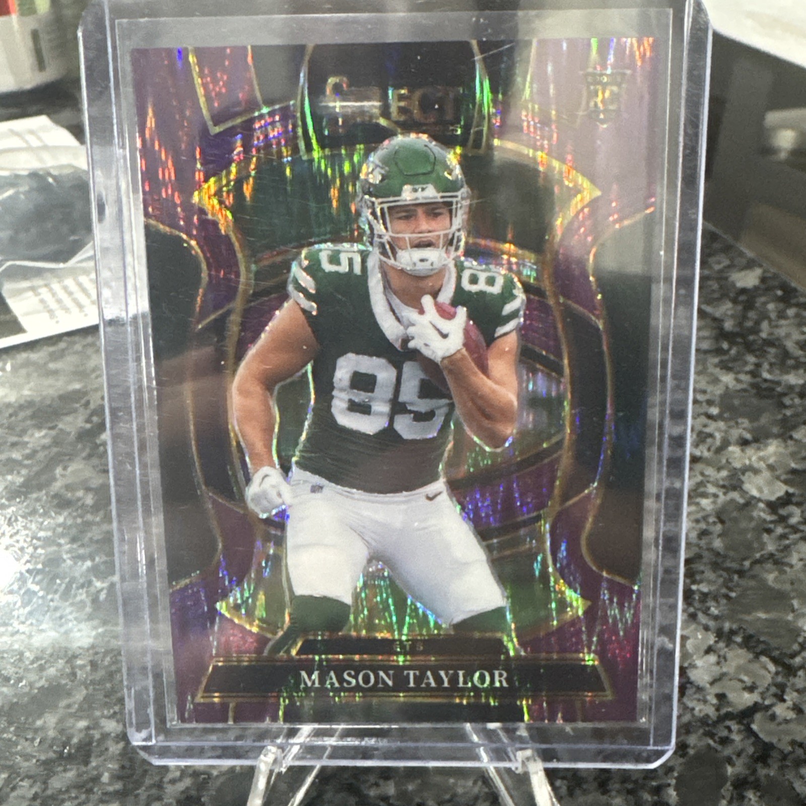 2025 Select Mason Taylor RC Purple Shock /699 Concourse #76 New York Jets
