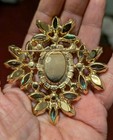 Shades Of Green large Maltese brooch New Listing  — photo 4
