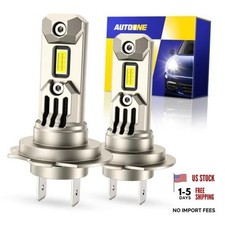 H7 LED Bulbs, Latest-Gen 60000LM 1200 Brighter, 6500K Cool White 1:1 H7-LED