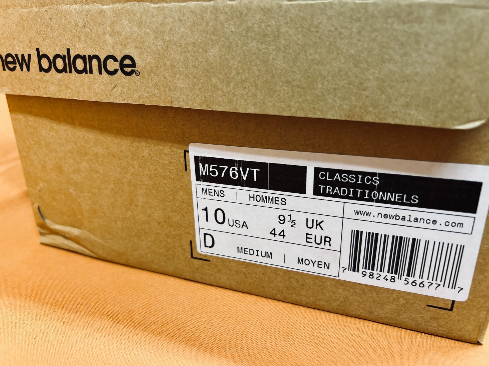 New Balance M576VT Size 10 Made in England image 3