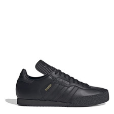 ADIDAS Mens Black Samba Super Trainers UK 9.5 BRAND NEW Ref 2250