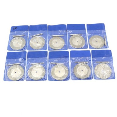 2-Inch Diamond Cutting Wheel, 10Pcs Cut-Off Discs for Dremel, Angle Grinder, ...