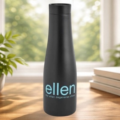 RARE Official Ellen Show Insulated Water Bottle - Matte Black #129560