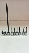 Mac Tools 9-piece 38 Drive Torx Bit Hex Bit Socket Lot Usa