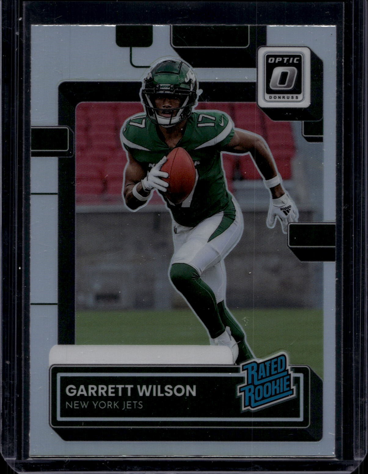 2022 Donruss #P-306 Garrett Wilson Optic Rated Rookies Preview Holo